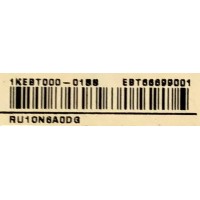 KIT DE TARJETAS PARA TV LG / MAIN EBT66699001 / EAX69462005(1.0) / FUENTE EAY65895552 / LGP86NT-21U1 / 3PCR02852B / T-CON 6871L-6102D / 6870C-0834B / PANEL NC860TQF-AAKH1 / MODELO 86UP8770PUA / 86UP8770PUA.BUSYLKR